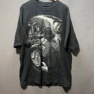 DGA Reflections David Gonzales Graphic Tee Black Mens XL Lowrider Art Shirt